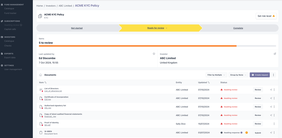 automatic doc requests