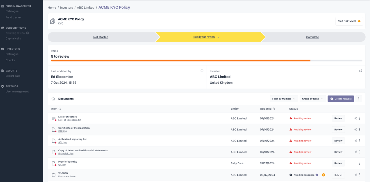 automatic doc requests