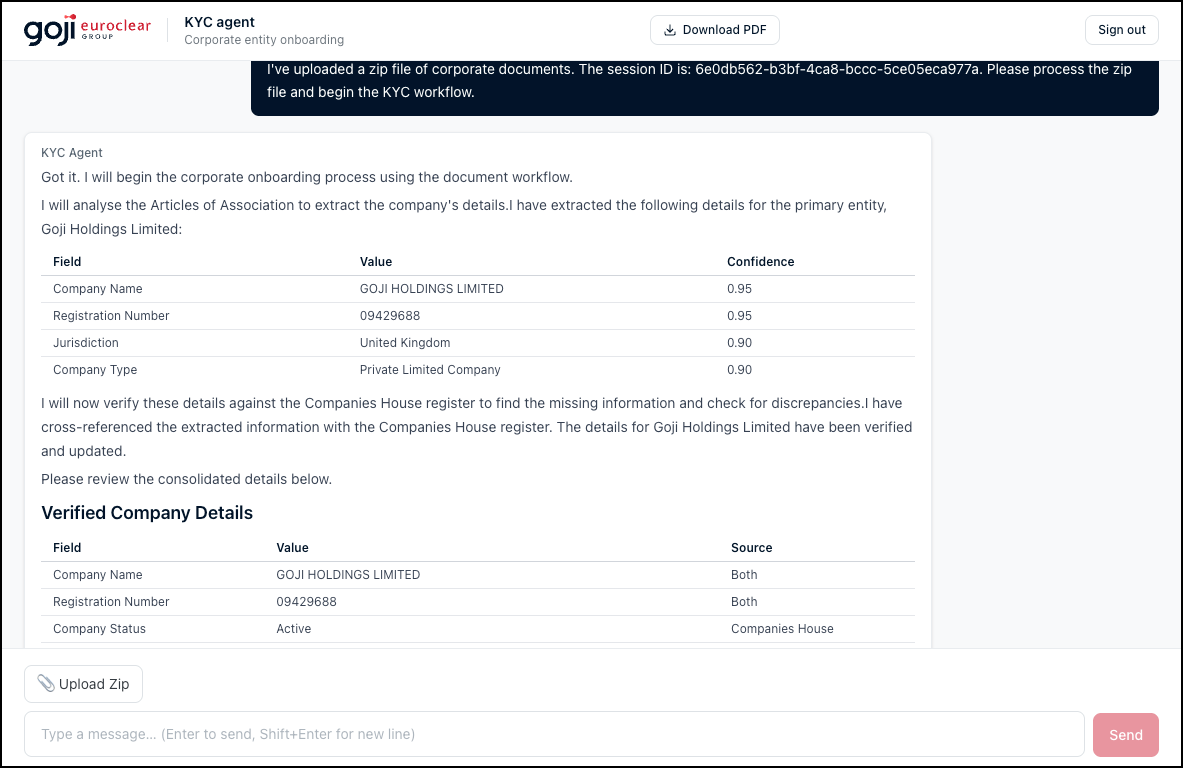 KYC AI agent